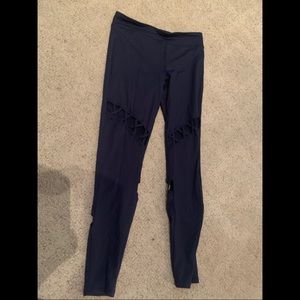 forever 21 navy leggings